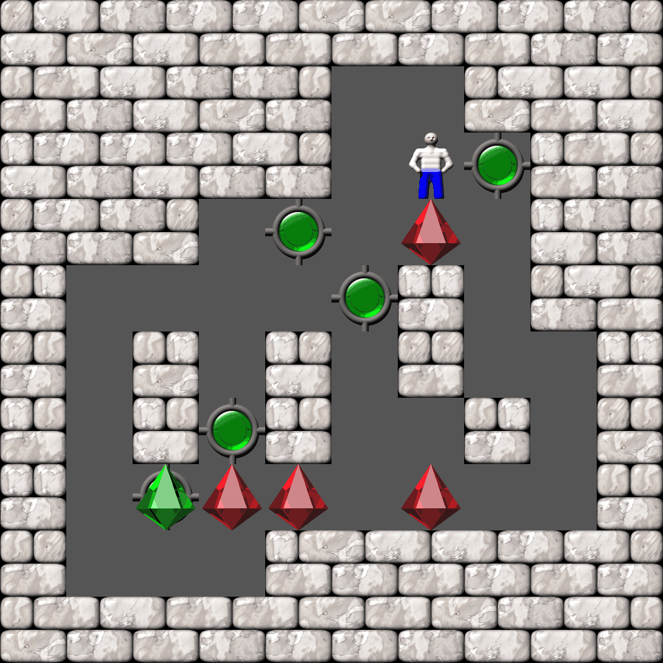 Sokoban Bugs509 collection level 152